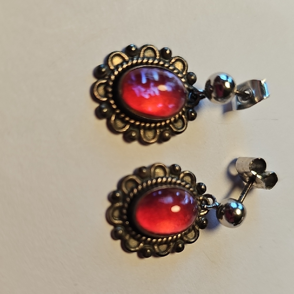 Faux Jelly Opals In Sterling